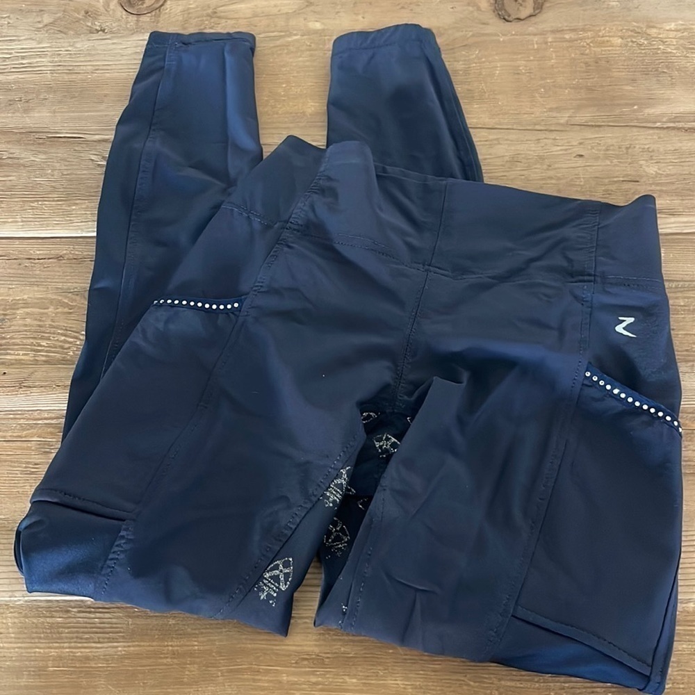 Horze Ladies Full Seat Riding Tights Size 22.  Navy